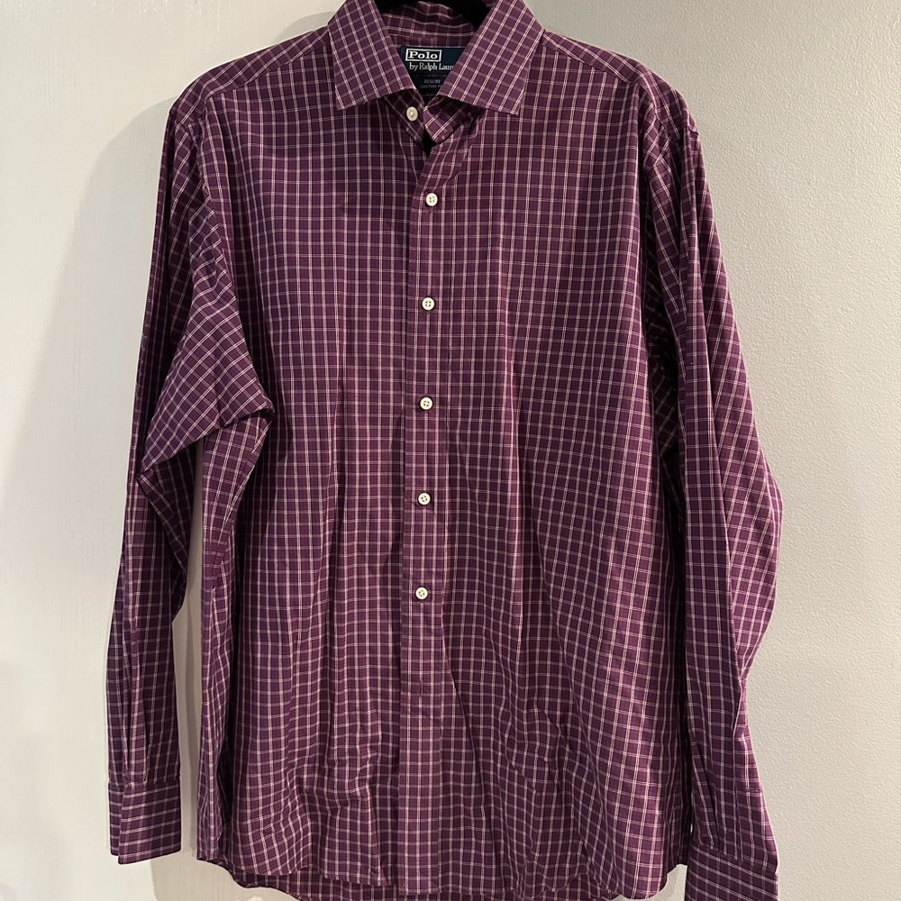 Polo by Ralph Lauren | Plaid Button Down Shirt  16 1/2 L